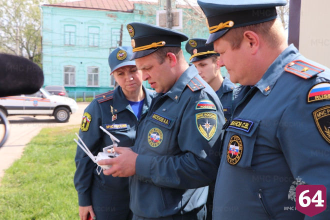 Под Саратовом беспилотники искали нарушителей пожарной безопасности