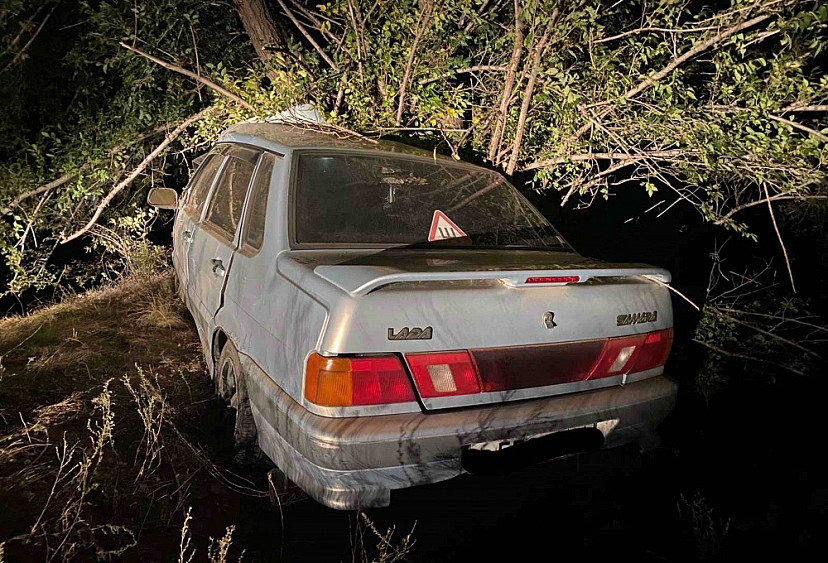 Водитель «Лады» съехал в кювет и оказался в больнице 