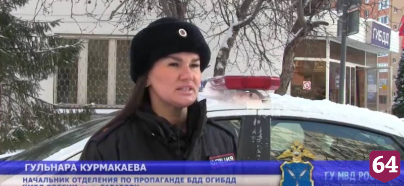 В Саратове пьяный водитель фуры пытался уйти от полицейской погони