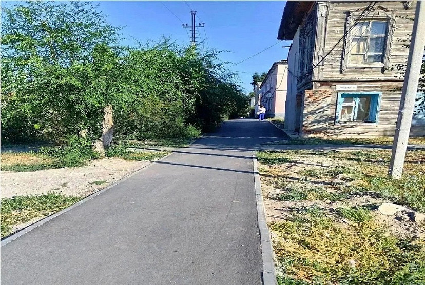 В городе по просьбам жителей построили тротуары 