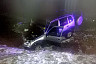 Под Саратовом внедорожник вылетел с трассы в кювет