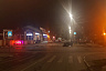 В центре Саратова кроссовер после ДТП выбросило на тротуар