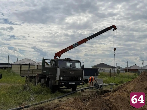В Энгельсском районе для многодетных семей строят водопровод