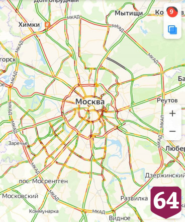 Пробки в Саратове после сильного дождя начали снижаться