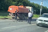 В Саратове столкнулись бензовоз и внедорожник