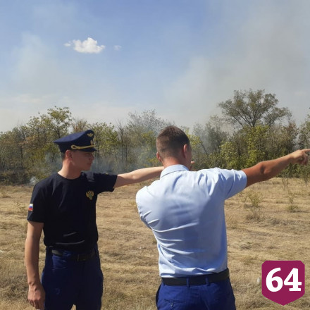 Под Саратовом полыхают заброшенные сады