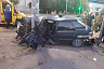 Компания молодых людей на «Ладе» разбилась в ДТП со столбом