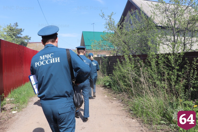 Под Саратовом беспилотники искали нарушителей пожарной безопасности