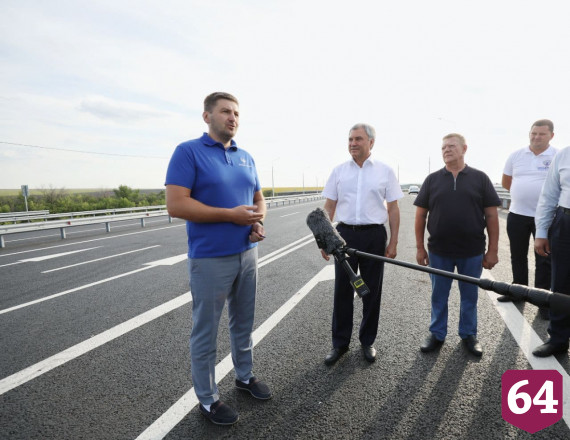 В Саратовской области открыли движение по развязке в обход Сенной