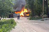 В Саратове пожарные тушили сараи