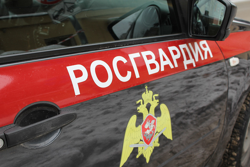 На Советской росгвардейцы заблокировали машину с пьяным водителем