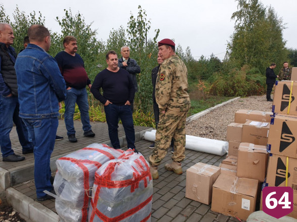 Именные подразделения Саратовской области отправились на Украину