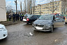 На одном перекрестке под Саратовом произошли две массовые аварии
