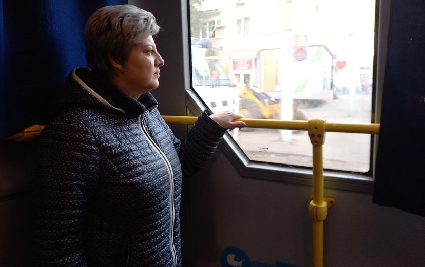 Глава Саратова приехала на работу в администрацию на маршрутке 