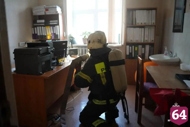 В саратовском спорткомплексе «полыхали» зрительские трибуны