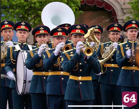 Саратовский срочник играл в оркестре парада Победы на Красной площади