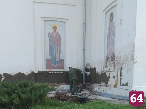 В Саратовской области осужденные помогли восстановить храм 