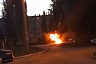 Во дворе дома выгорела грузовая «Газель»