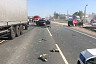 Двое детей травмировались в ДТП с фурой на саратовской трассе