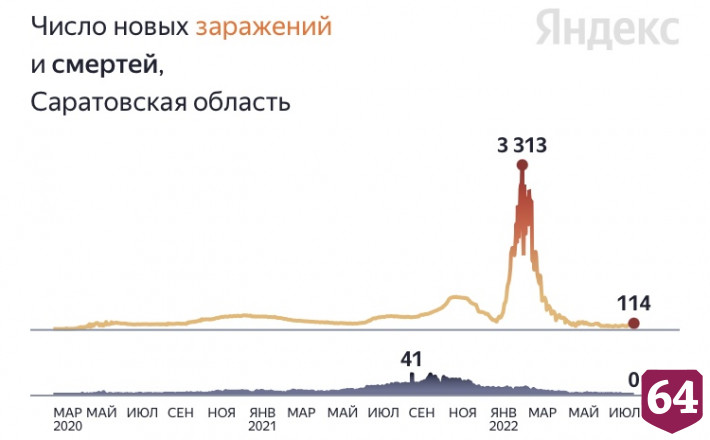 В Саратовской области третью неделю не умирают от коронавируса