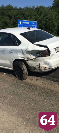 Под Саратовом в ДТП с иномаркой ранен мотоциклист