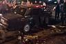 Автомобили превратились в груду металла при столкновении на перекрестке