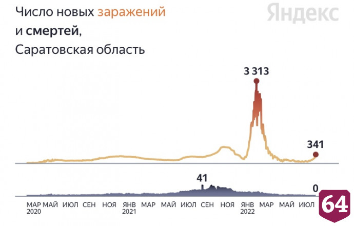 В Саратове второй месяц фиксируется нулевая смертность от коронавируса