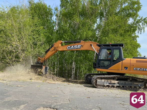 Дорогу под Саратовом начали ремонтировать после критики Володина