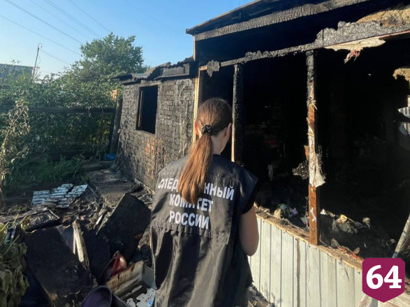 В Саратовской области на пожаре погибли мать и двое маленьких детей 