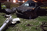 Под Саратовом «Камри» протаранила столб со светофором