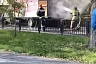 В центре Саратова полыхал грузовик