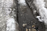 В Саратове «скорые» не могут проехать по дороге с полуметровой колеей