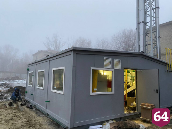 В Саратове смонтировали котельную для будущей школы