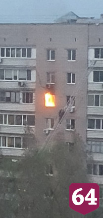 В Саратове из горящей 9-этажки эвакуировали жильцов