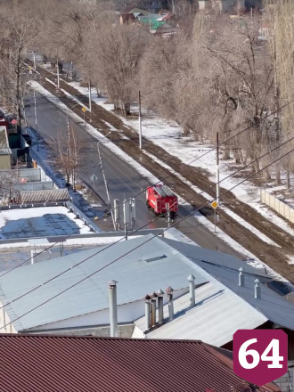 В Агафоновке после метели случился крупный пожар