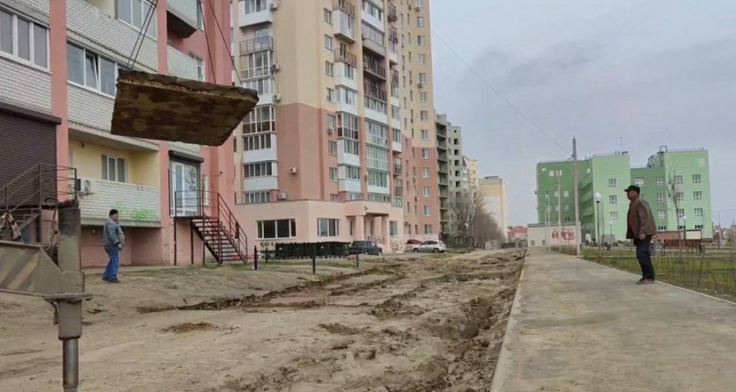 В Саратове начали строить дорогу к новой поликлинике