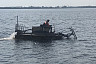 В Саратове шведская амфибия чистит Волгу от водорослей 