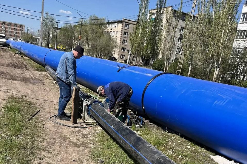 В Энгельсе подготовили все необходимые материалы для ремонта коллектора