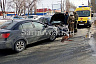 В массовом ДТП у Трофимовского моста ранен таксист