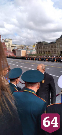 В параде Победы на Красной площади участвовал саратовский ветеран