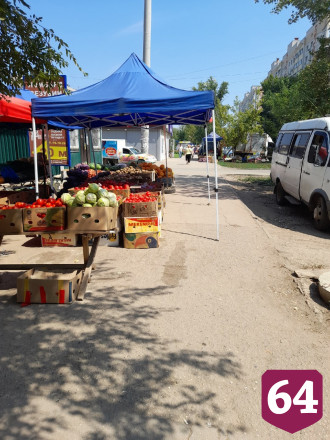 Торговую палатку убрали с тротуара после публикации «Региона 64» 