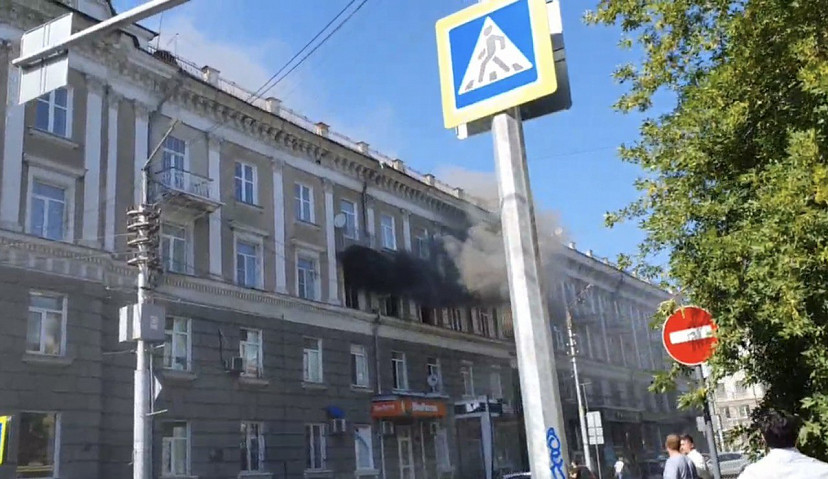 В центре Саратова горит памятник архитектуры