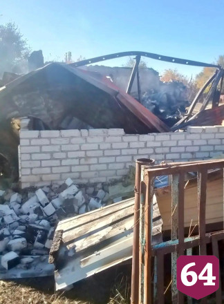 На пожаре в саратовском селе обгорел мужчина