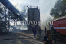 В Саратове пожарные тушат цементный завод