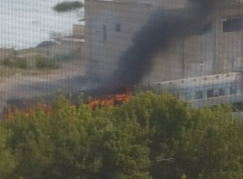 В Саратове сгорел вагон поезда 