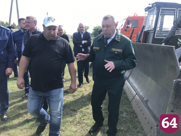 Победителям турнира лесных пожарных вручили кусторез 