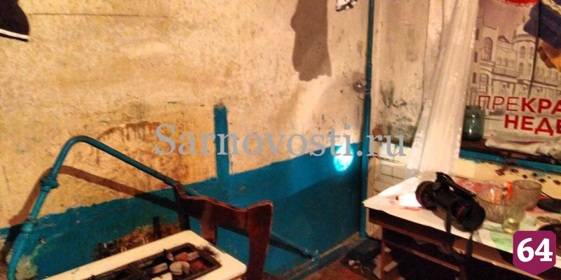 В саратовском общежитии пьяный дебошир вырвал газовую трубу