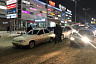 Дорожная авария усугубила пробки у Сенного рынка 