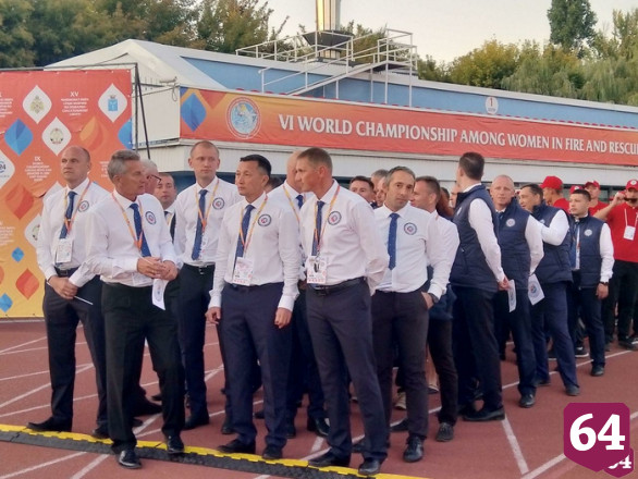 В Саратове началась церемония открытия чемпионата мира по пожарно-спасательному спорту