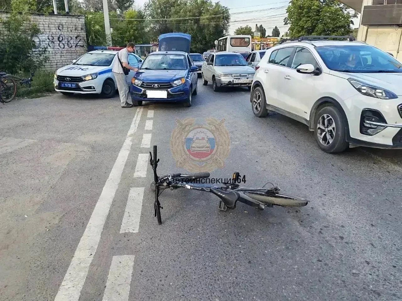 В Саратове «Гранта» сбила подростка на велосипеде